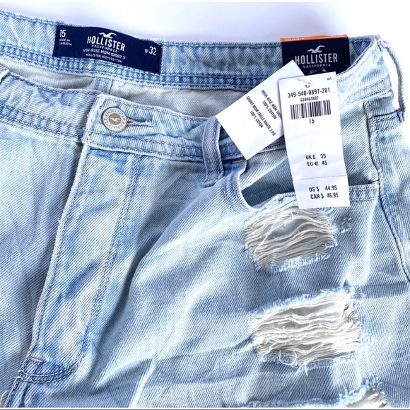 Hollister High-Rise Denim Mom Short - Picture 2 of 3